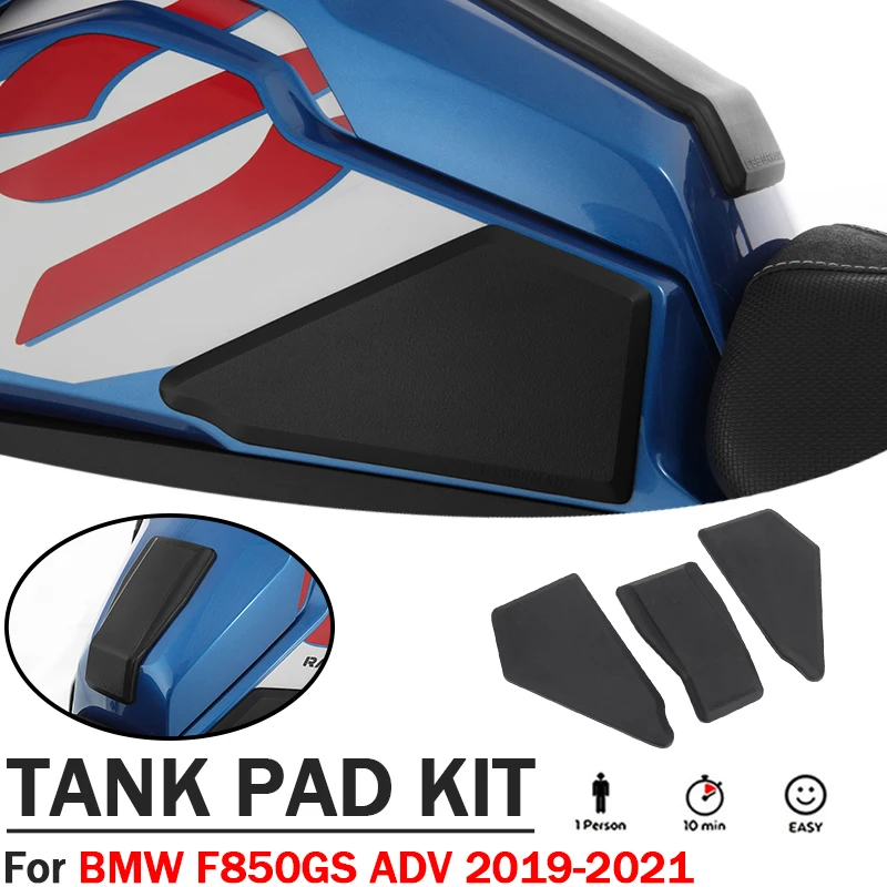 

Motorcycle FOR BMW F850GS ADV F 850 GS Adventure Tankpad Anti-Slip Tank Pad Protection Stickers SIDE TANK PADS Traction Pad 2021