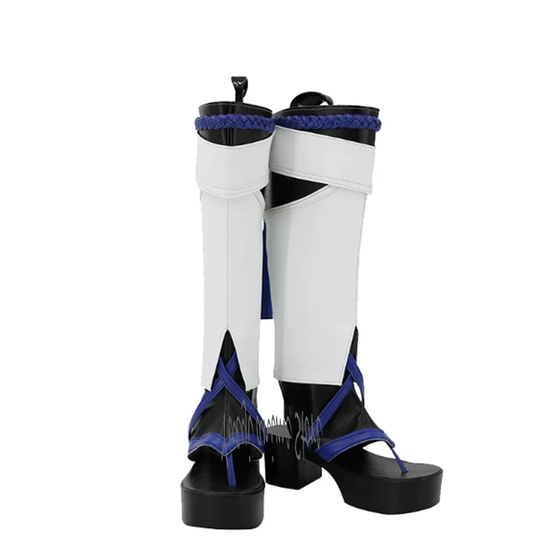 Wanderer Scaramouche Cosplay Shoes Boots For Hallowmas Party Adult Women Men Role Play Prop
