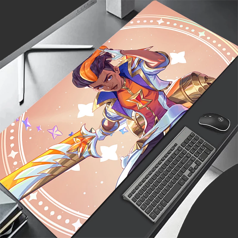

Mousepad Pattern Pad Rubber Mouse Pad Accessories Desk Mat Non Slip Office Table Mat Gamer League Of Legends Ekko Keyboard Pad