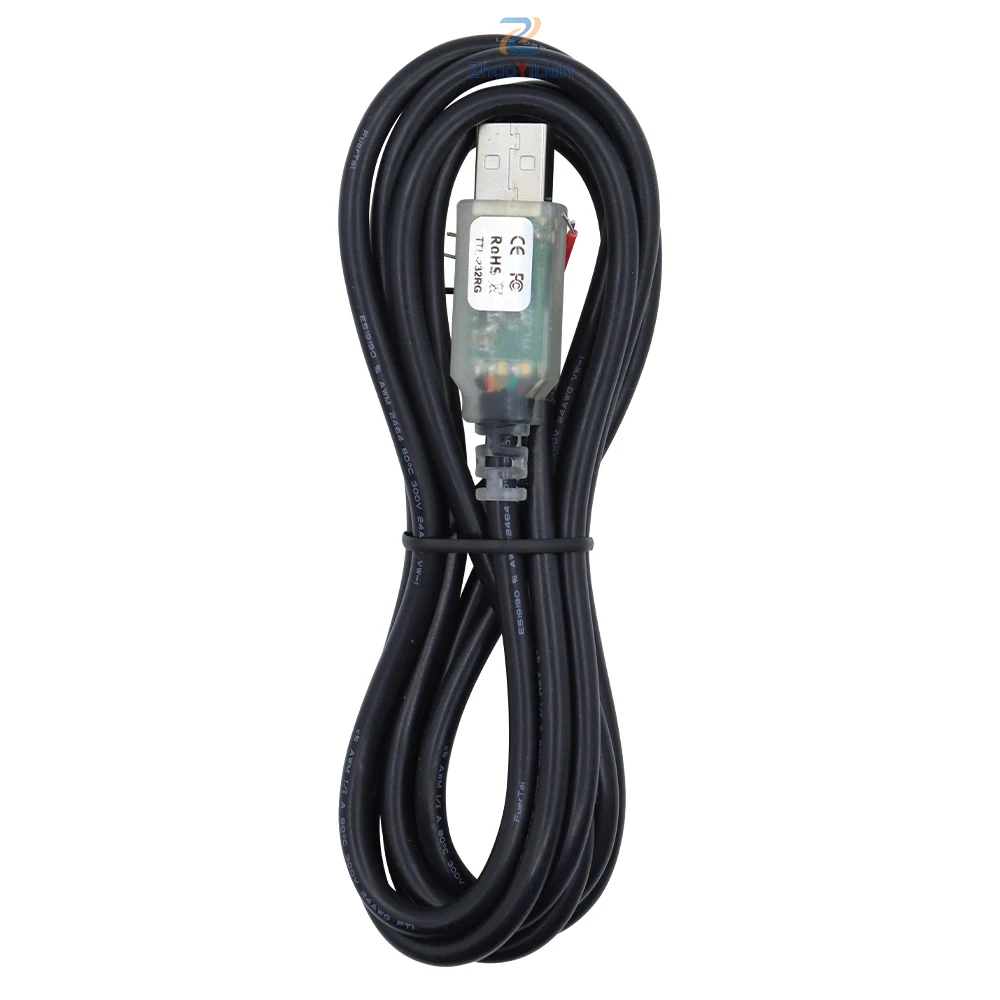 For TTL 232RG VREG1V8 WE FTDI FT232R USB To 1.8V TTL UART Serial Cable 1.8M Wire Ended 100mA VCC Power
