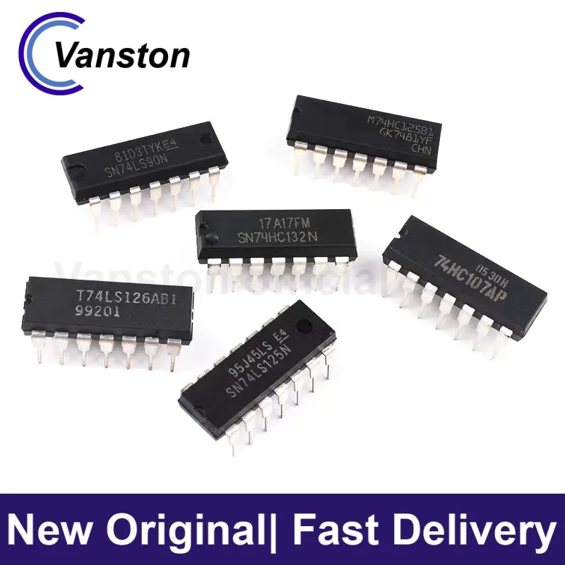 5pcs SN74LS86 74LS90 74LS92P 74LS93 SN74LS121 74LS122 74LS125 SN74LS126 74LS132N Chip IC DIP-14 In-Line