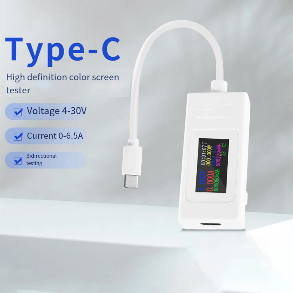 

Проверка состояния зарядки Измеритель мощности USB-тестер 56,8 143,5*25,8 мм Удобная работа Высокоточное измерение