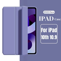 Per Apple iPad 10 10.9 pollici 2022 A2757 A2777 custodia per Tablet Flip magnetico Smart Cover per iPad 10a generazione 10.9''