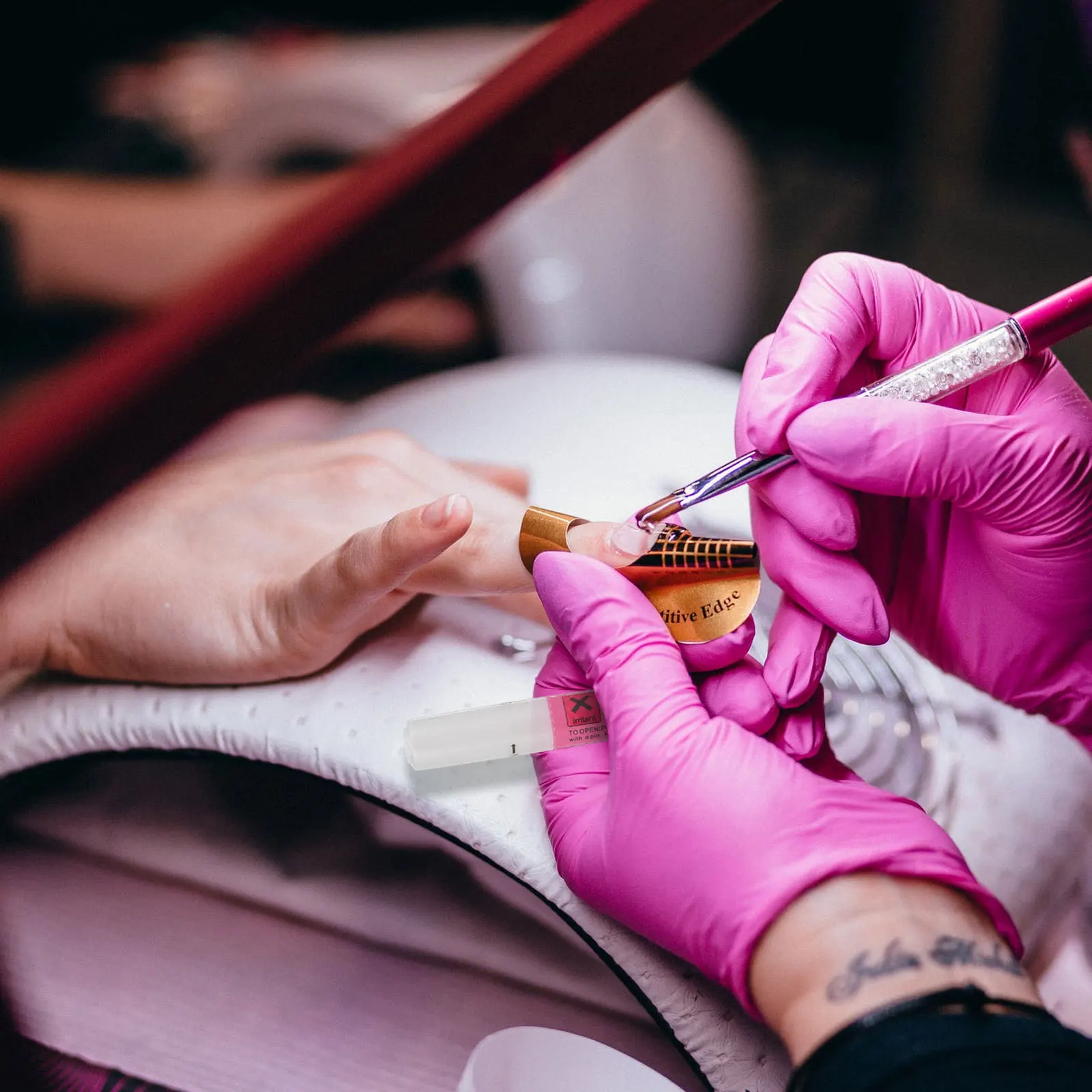 4 set 2G adesivo forte adesivo rapido per manicure fai da te uso professionale in salone manicure arte colla speciale per unghie pratica