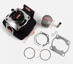 66mm 175CC Motorcycle Engine Cylinder Piston Top End Gasket Ring Kit for Yamaha DT 175 DT175 MX175 Motoblock ATV Equipment Parts