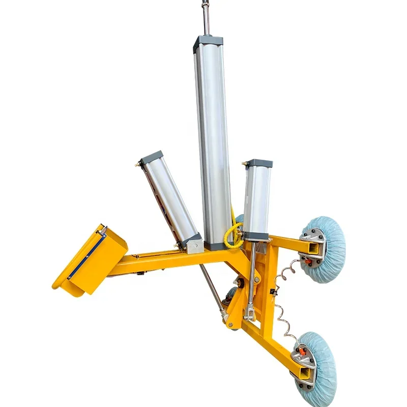 150kg 200kg 300kg 400kg 500kg Pneumatic Vacuum Suction Cup Lifter With Spider Crane For Factory Workshop Use