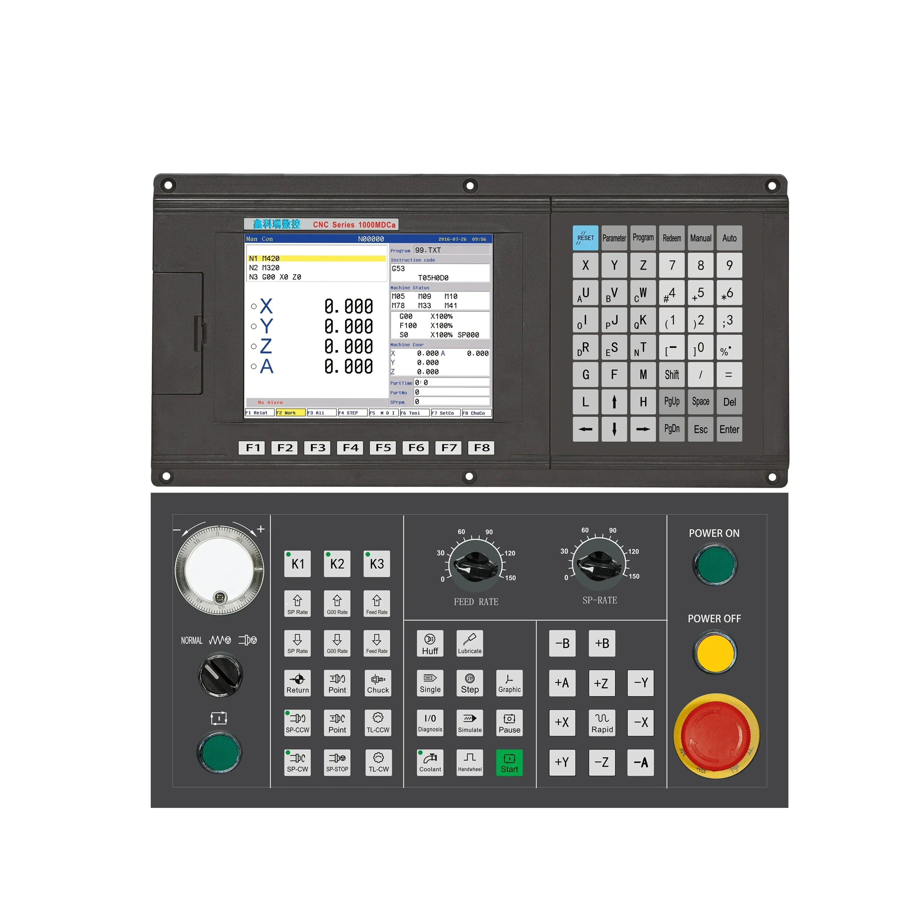 

2025 low cost laser cnc controller ethercat motion controller cnc milling controller lathe and milling 4 Axis