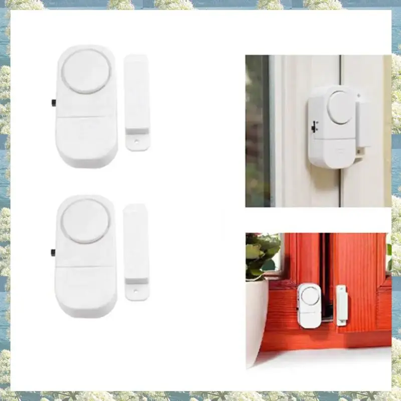 New-12Sets Wireless Anti Theft Apartment Burglar Alert Door Alarm Window For Home Security DIY Magnetic Sensor