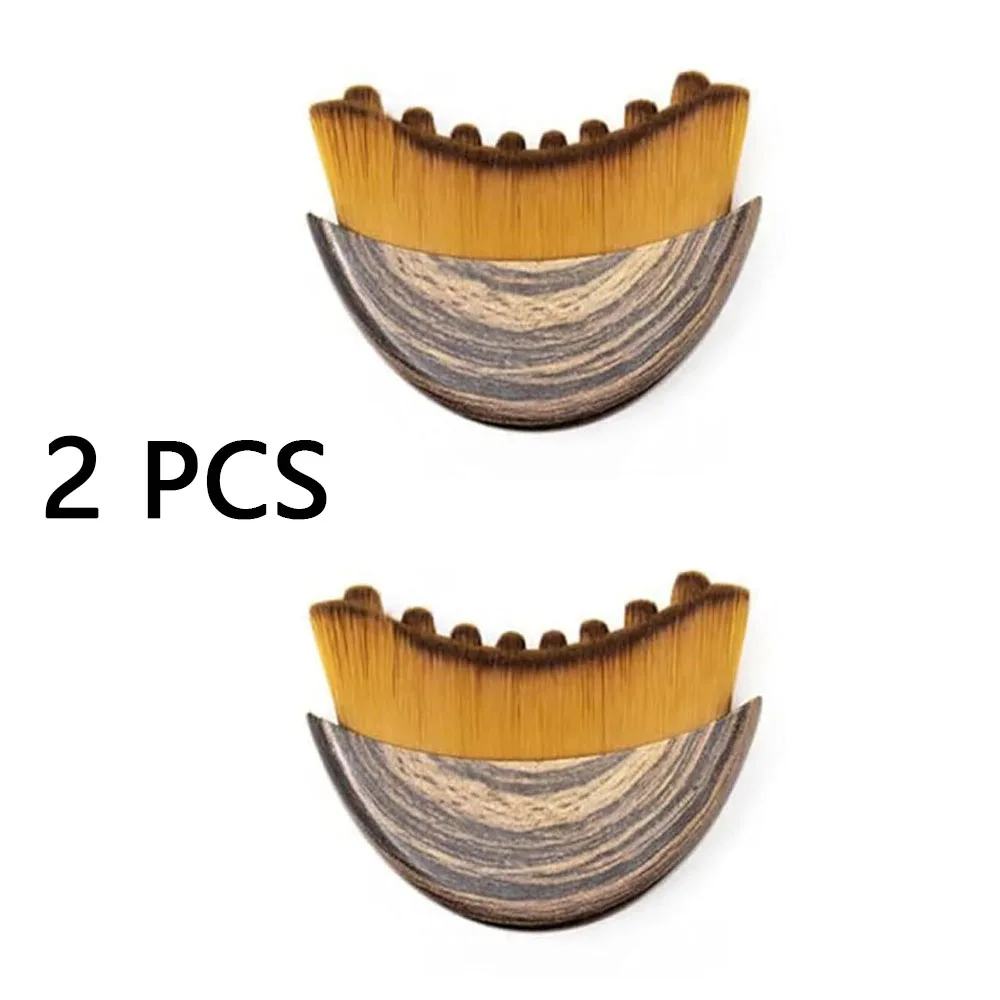 2 PCS Lymphatic Contour Face Brush, Lymphatic Drainage Brush for Face, Chin & Neck. Features a Newly Upgraded Ergonomic Design