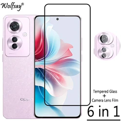 Full Cover Full Glue Tempered Glass For Oppo Reno11 F Screen Protector For Oppo Reno11 F 5G Camera Glass For Oppo Reno 11F Glass