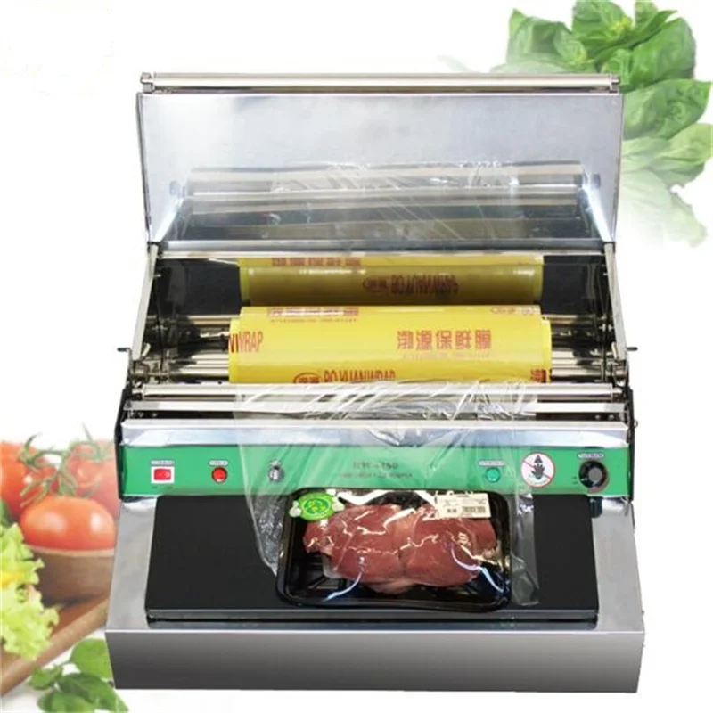 For*-Food Sealing Machine Stainless Steel Wrap Sealer Supermarket Fruits And Vegetables Packing Machines Laminating Machine