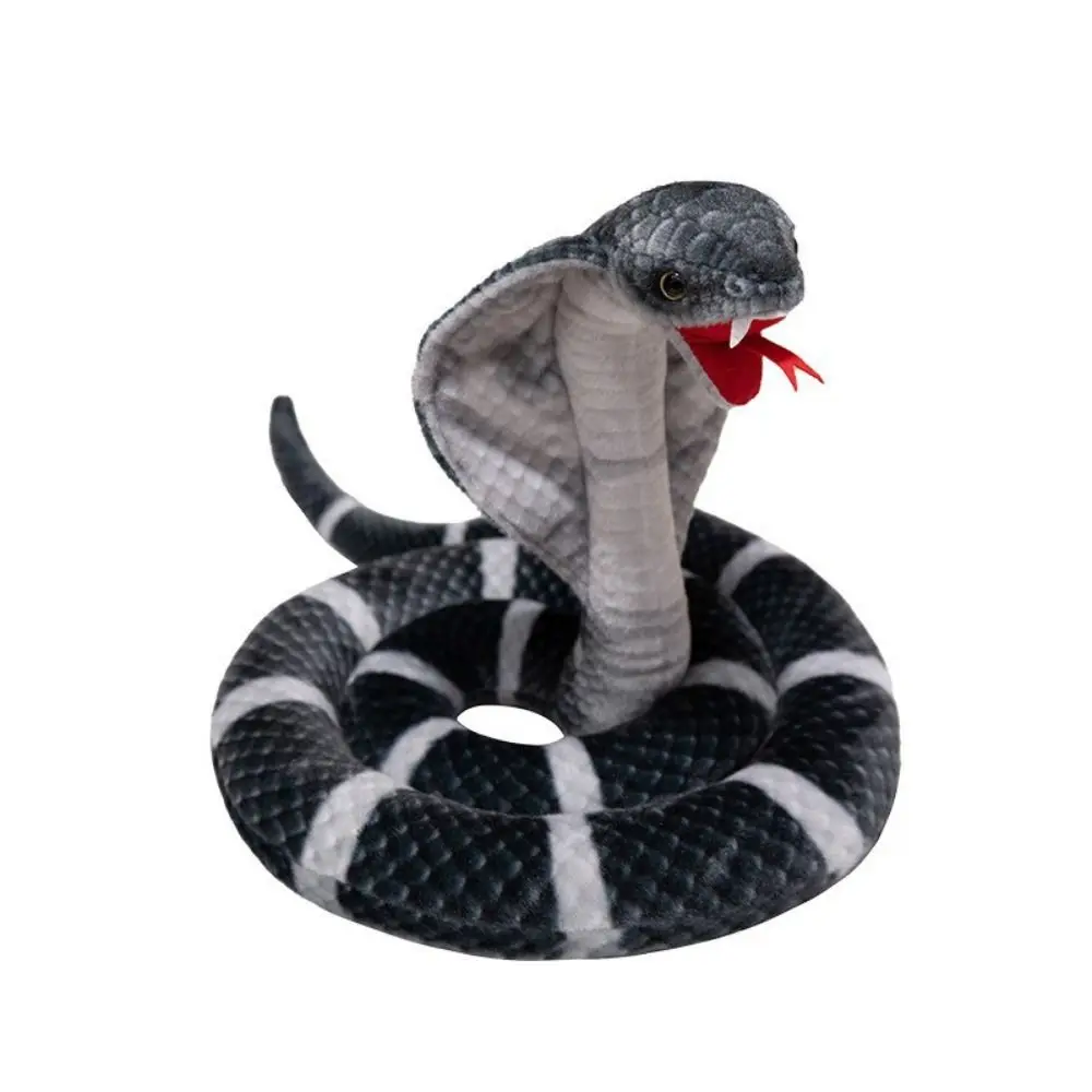 Pequeño serpiente, juguete de peluche de serpiente simulada, Cobra Artificial, año del serpiente, juguete de peluche, muñeco de peluche de serpiente realista de dibujos animados