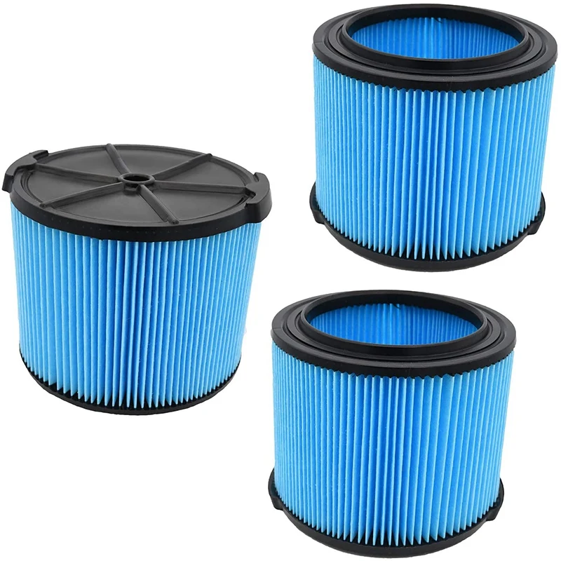 

3 Pack Vacuum Cleaner HEPA Filter Replacement For Ridgid VF3500 3-4.5 Gallon Cleaner Dust Filters Accessories