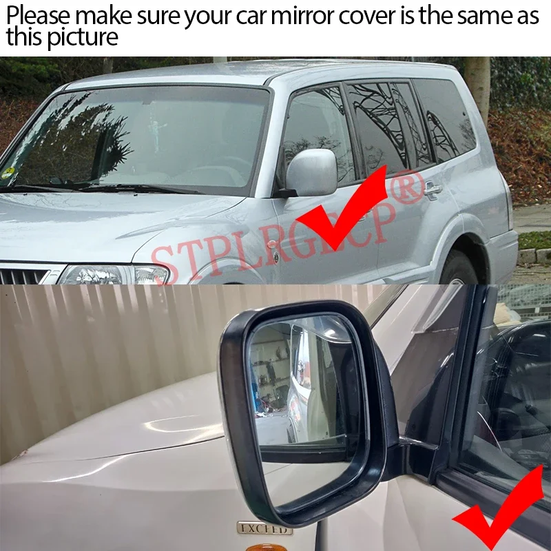 Left Right Hand Side Door Wing Reaview Mirror Glass Heated Replacement for Mitsubishi Pajero Mk3 V60 V70 1999-2006