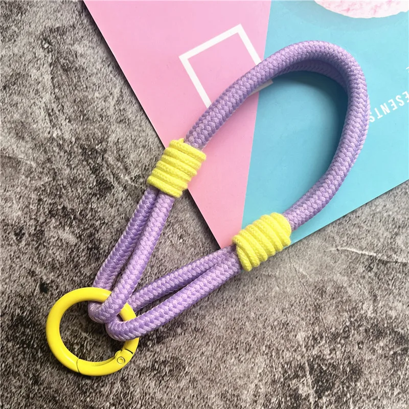 Keychain Cotton Thread Lanyard Color Key Chain