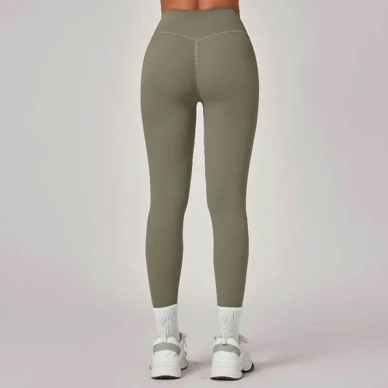 

Gym Workout Sweatpants Invisible Wrinkle High Waist Hip Lift Yoga Trousers Running Tight Hip Lift Fitness Slimming Pants Women