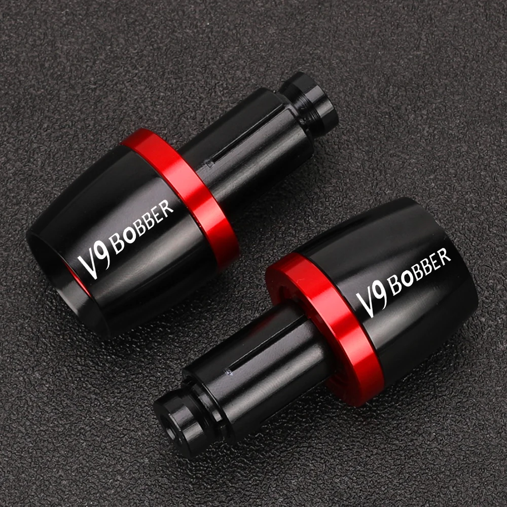 Motorcycle Accessories For MOTO GUZZI V9 BOBBER 2015 -2023 2016 2017 2018 2019 2020 Handlebar Grips Ends Handle Bar Cap End Plug