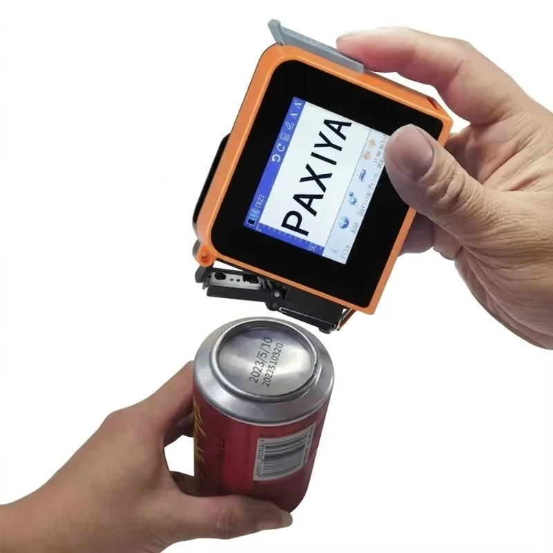Mini Intelligent Digital Handheld Inkjet Coder Portable Expire Date Batch QR Code Logo Marking Machine for Box Packaging Coding