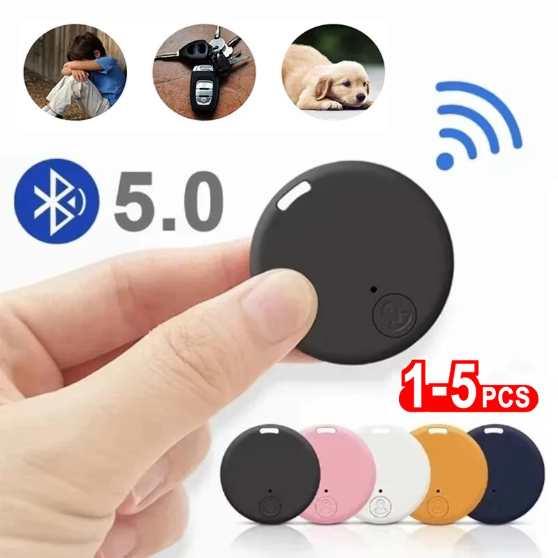 

5 шт. для IOS Android Smart Finder локатор аксессуар мини GPS трекер Bluetooth 5,0 анти-потерянное отслеживание устройств домашние животные детская сумка кошелек