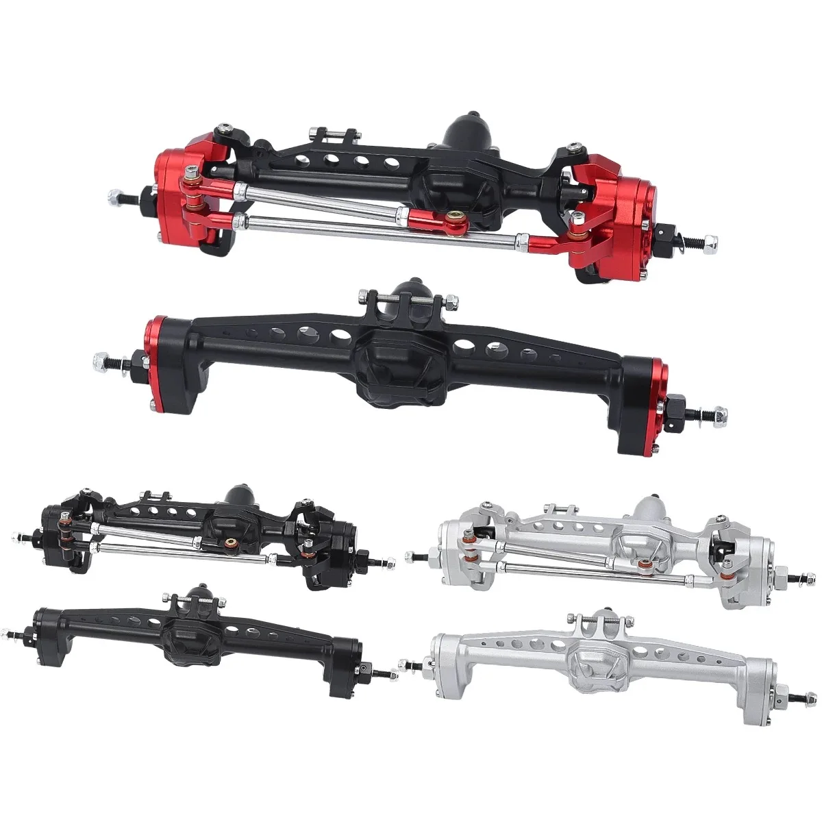 

Metal CNC Front and Rear Axle Assembly For 1/10 Axial SCX10 III AXI03007 RC Crawler Car Upgrade Parts