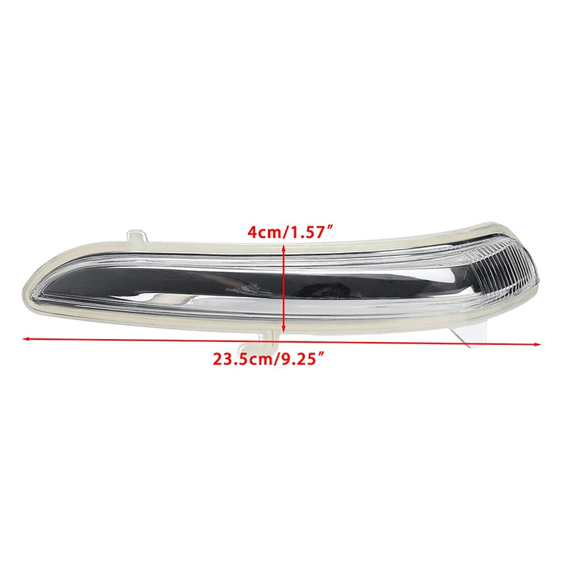 1/2 Pcs Front Car Side Wing Door Mirror Indicator Housing Left Right ABS + PC Without Bulb Fit For Peugeot 208 2012-2017