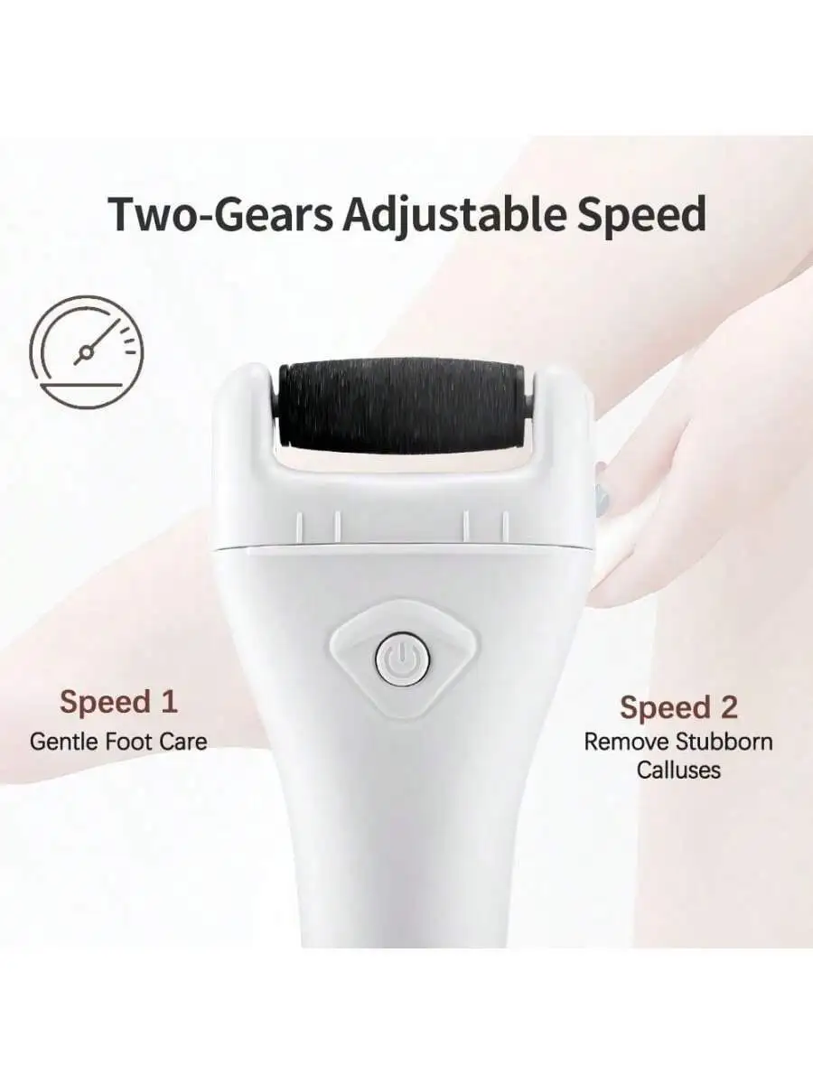 أدوات باديكير لاسلكية للقدم من الجلد الميت ومزيل مسامير القدم ومطحنة القدم
