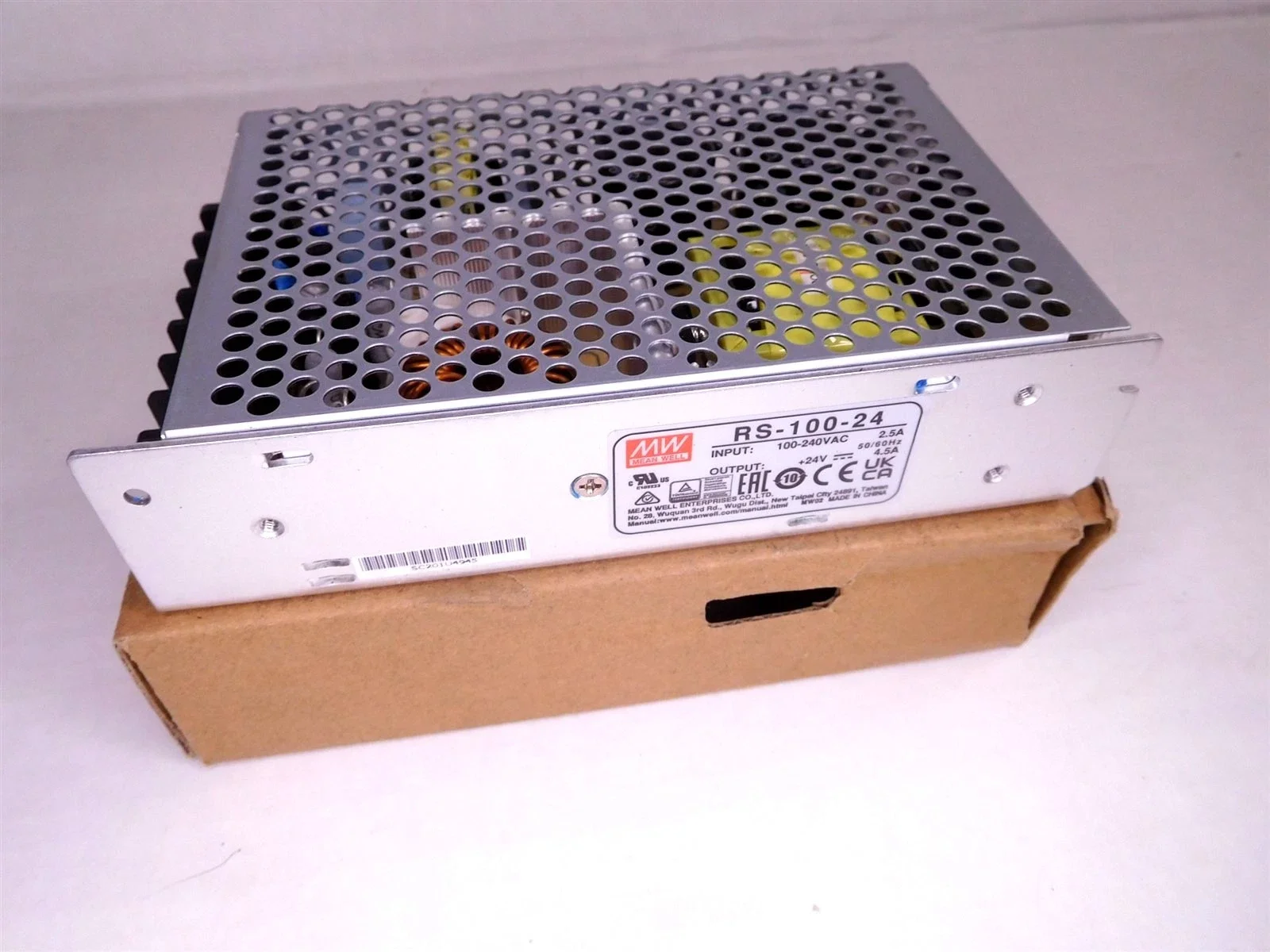 Switching power supply RS-100-24  100W | 24V | 88-264VAC/124-370VDC
