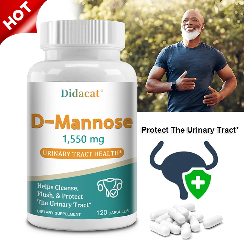 Organic D-Mannose - Supplement for a healthy urinary tract, urinary tract support, helps cleanse and protect