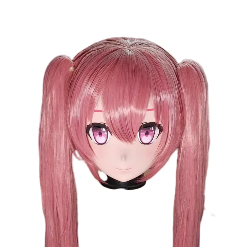 (RAIGEKI MAKS 132) Silicone Helloween Cosplay Crossdressing Full Head BJD Mask Kigurumi Anime Cosplay Mask