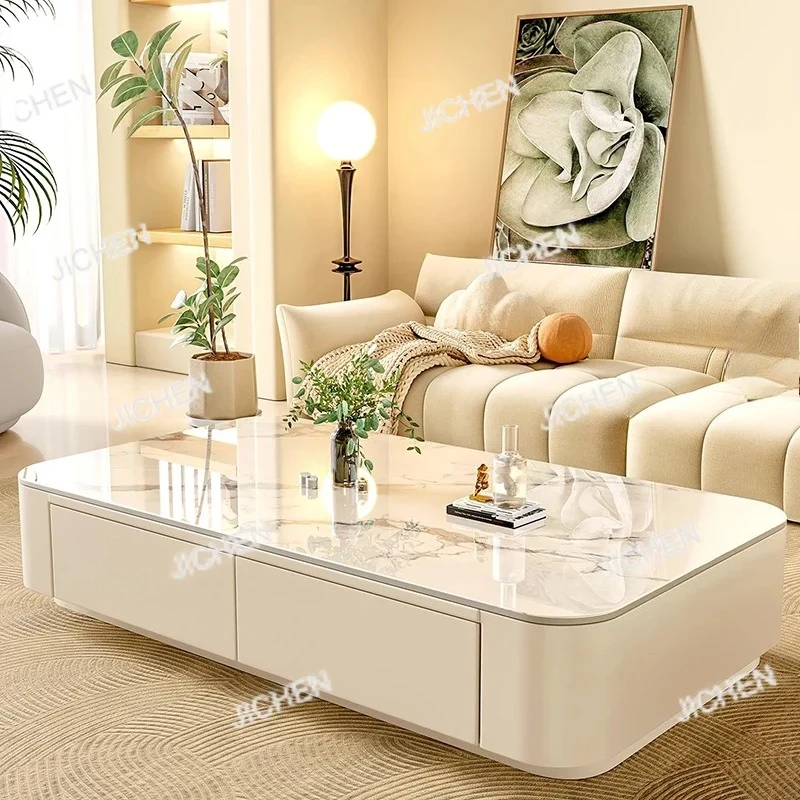 Günstiger süßer Couchtisch, transparent, schlicht, modern, luxuriös, Dekoration, Beistelltisch, Schreiben, Mesas Bajas, Wohnzimmermöbel