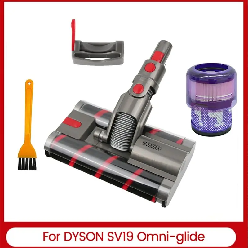 

A70Z Fafa】For Dyson Omni-Glide SV19 Vacuum Attachment Replacement With Filter Soft Roller Cleaner Head Double Roller Brush