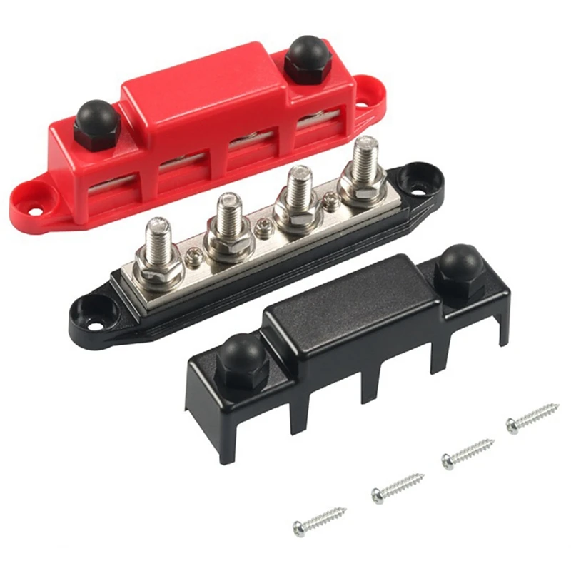 4 Way Busbar High-Current Terminal Stud Multi-Function RV Conversion Accessories Car Accessories RV Supplies