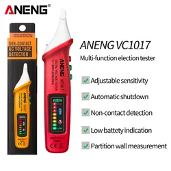 ANENG VC1017 cyfrowy miernik napięcia AC miernik uniwersalny 12-1000V NCV automatyczny woltomierz inteligentny czujnik Tester Buzzer detektor