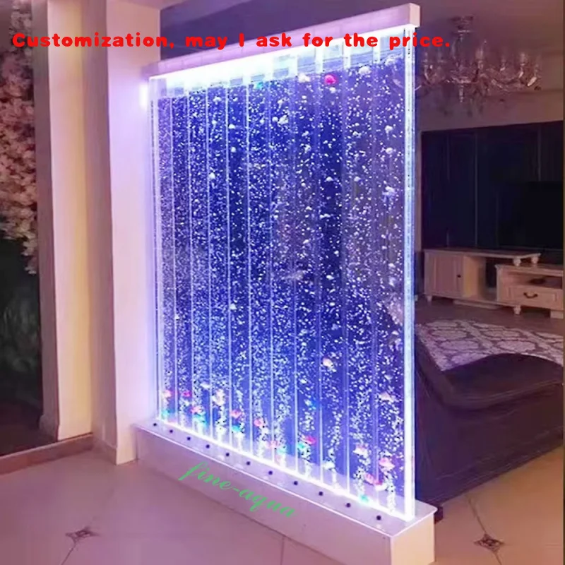 custom.Customized European Style LED Bubble Wall Movable Partition Screen Divider Bedroom Hotels and Parties