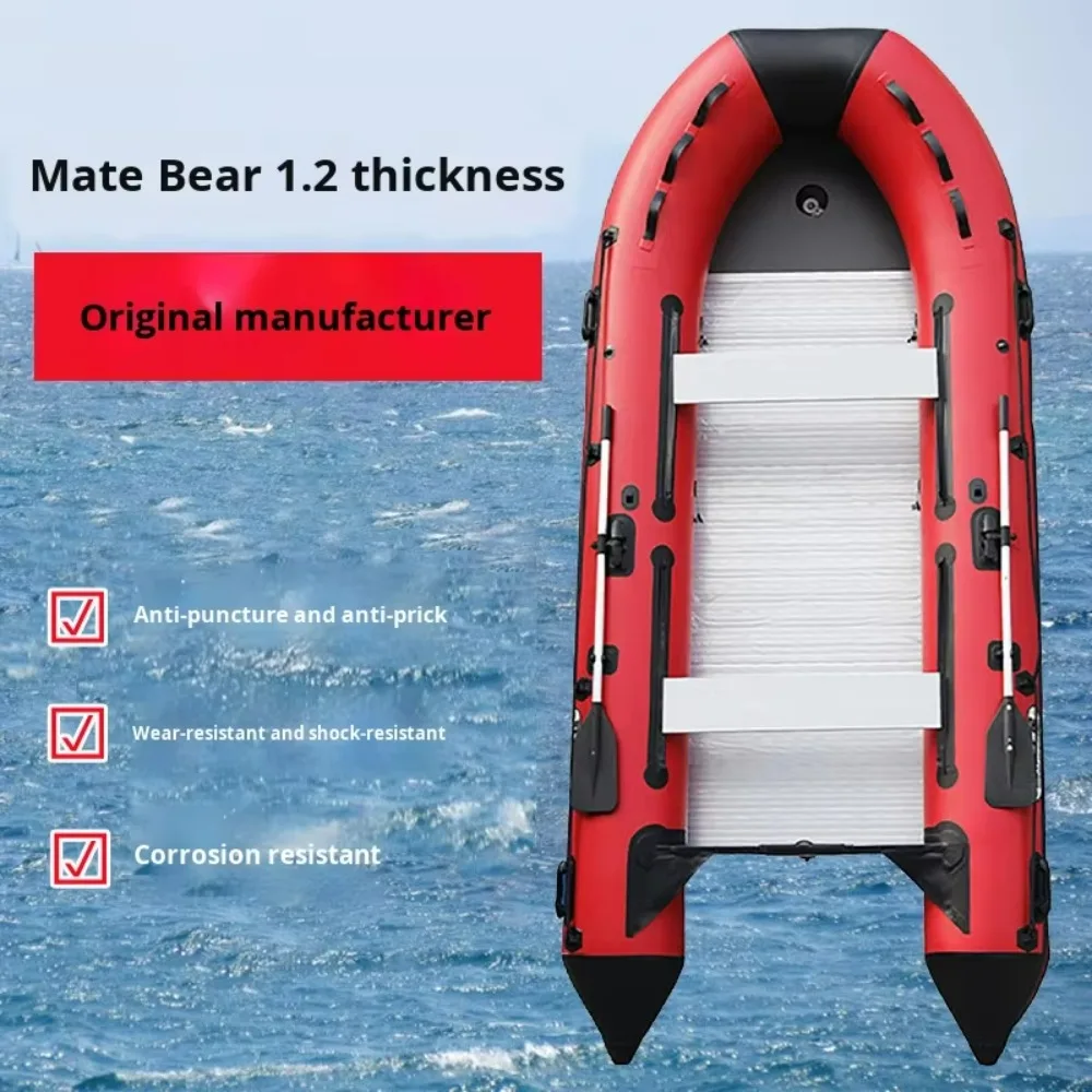 قارب إنقاذ مطاطي قابل للنفخ للتحكم في الفيضانات في حالات الطوارئ، قارب نجاة، مستلزمات كاياك البحرية #2