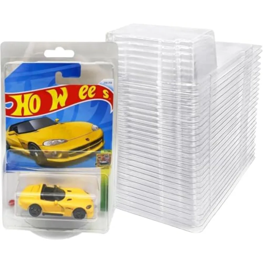 

Упаковка] Прочный защитный чехол 0,7 мм для моделей Hot Wheels и Matchbox Mainline, прозрачная блистерная упаковка-раскладушка с защитой от пожелтения для хранения