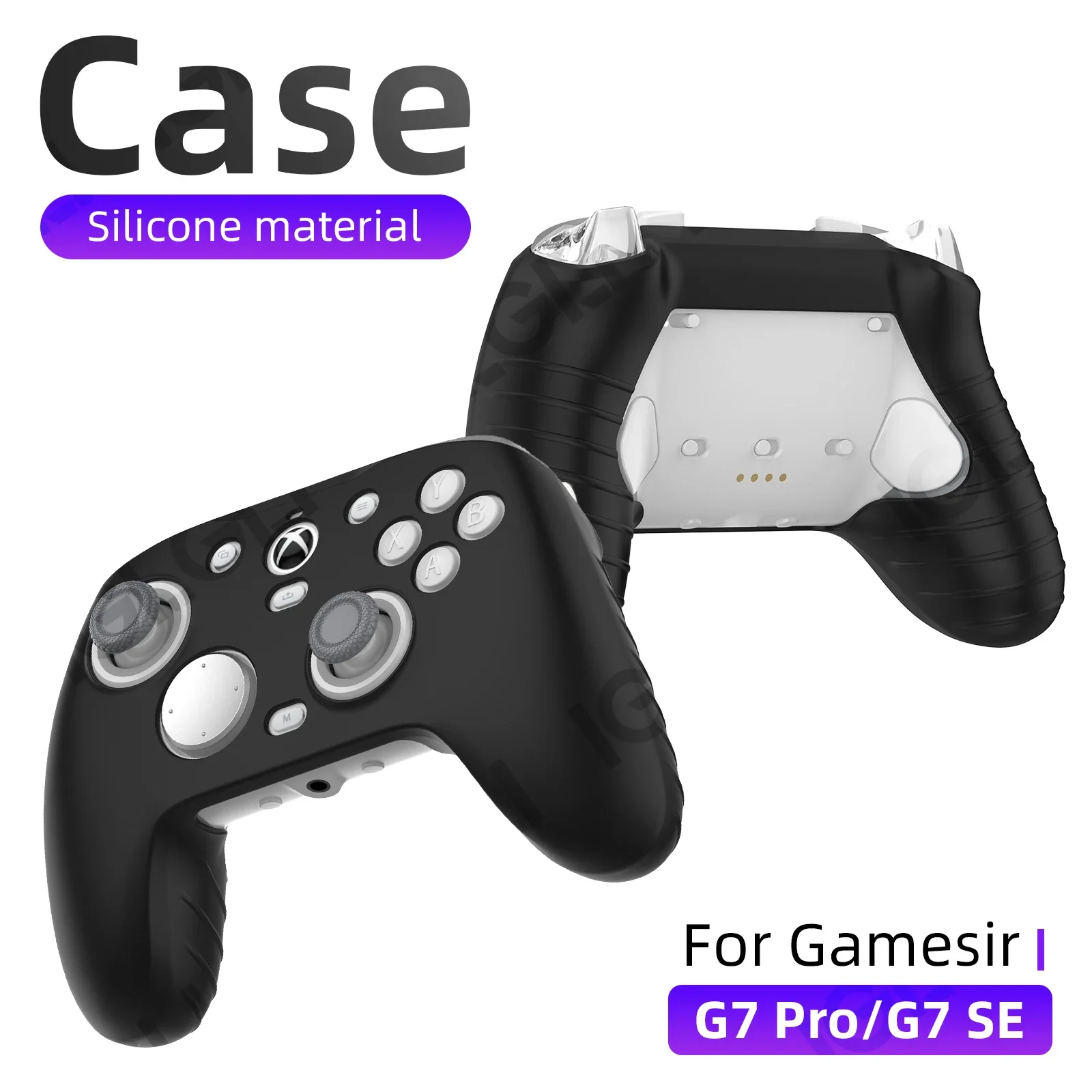 Case for Gamesir G7 Pro / G7 SE Soft Silicone Protective Case Anti-Slip Shockproof Protective Cover Game Console Accessories