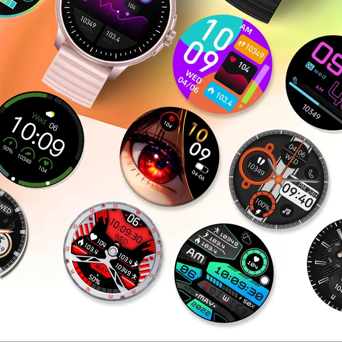 Montre Connectée ZW45 pour Homme et Femme, Étanche IP67, Bluetooth, Répond aux Appels, pour Téléphone Android et iOS