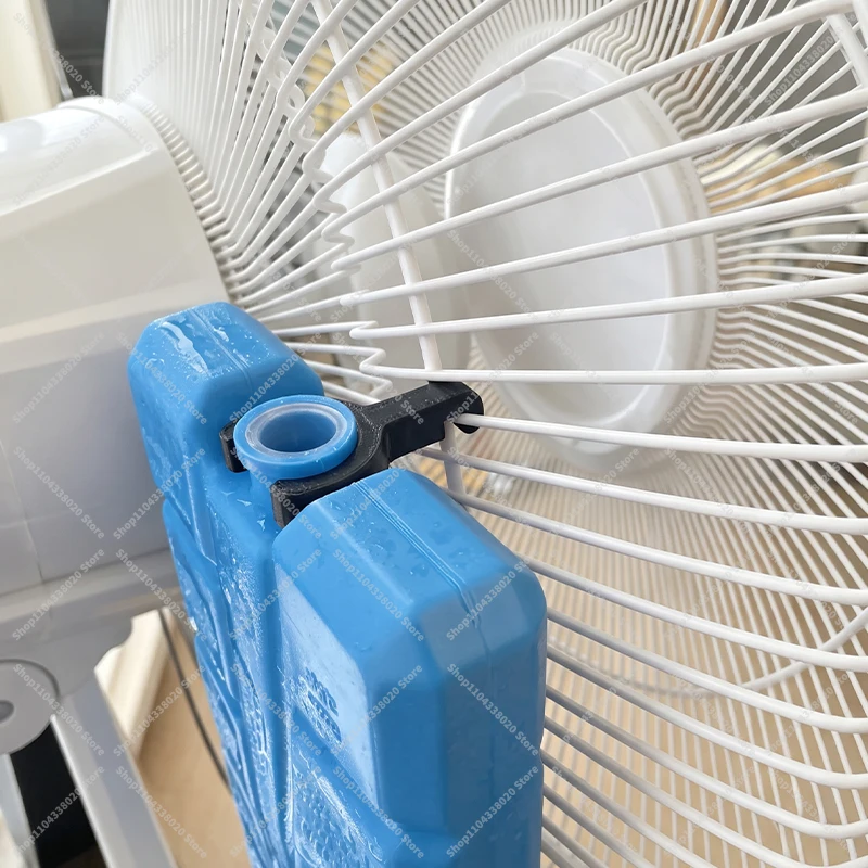 Ice Pack Clip - 4Pcs Portable Freezer Box Holder for Electric Fan, Summer Cooling Accessory for Home Office High Temp