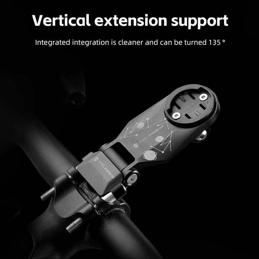 CYCLINGBOX تمديد مصباح حامل قابل للتعديل رمز الجدول الإطار قوس سبائك الألومنيوم مركز عرض الدراجات الملحقات #4