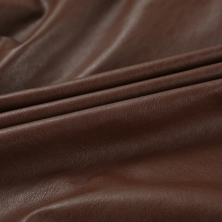 Retro-chique terno colarinho jaqueta de couro outono inverno sólido oversized manga longa elegante moda outwear senhora do escritório casacos