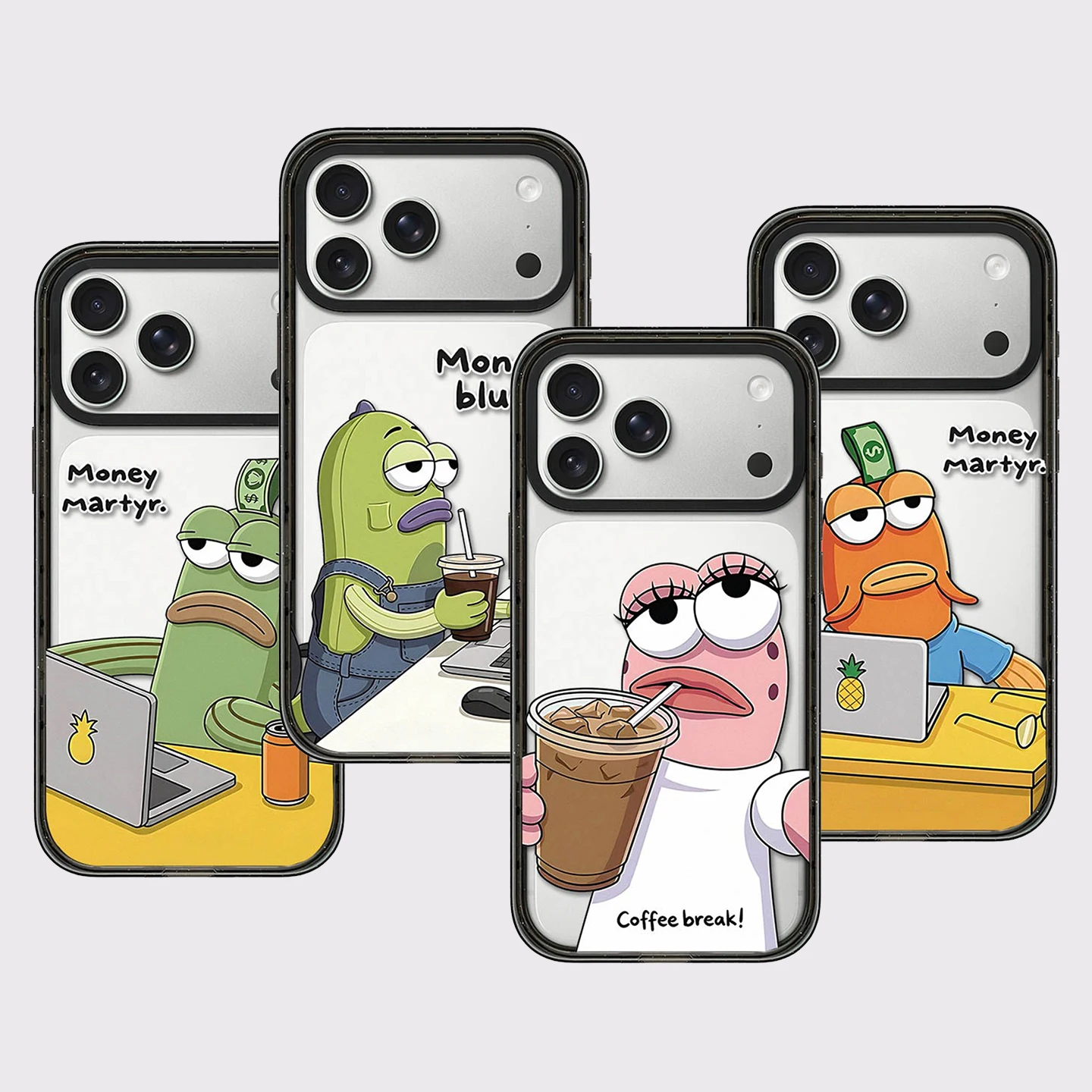 608128 Impact Black Border Magnetic Phone Case Cover for IPhone 13 14 15 16 17 18 Pro Max Case