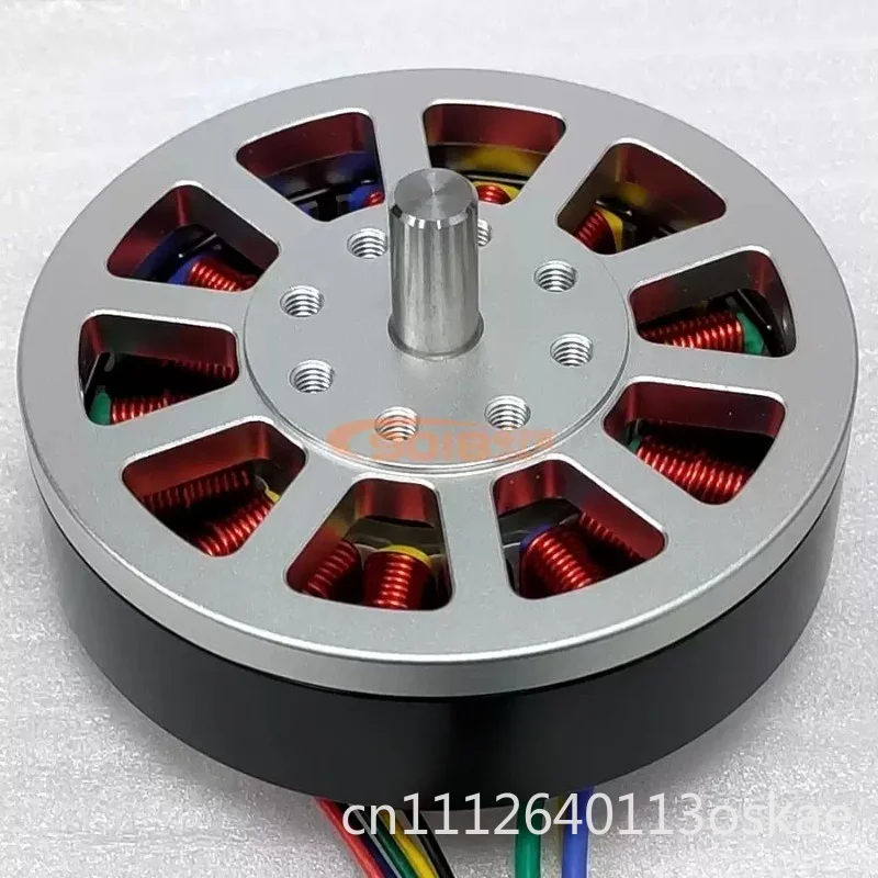 100W Permanent Magnet Three-Phase Brushless DC Motor Disc 18N20P DC24V with Sensory Belt Hall Effect for Industrial Use
