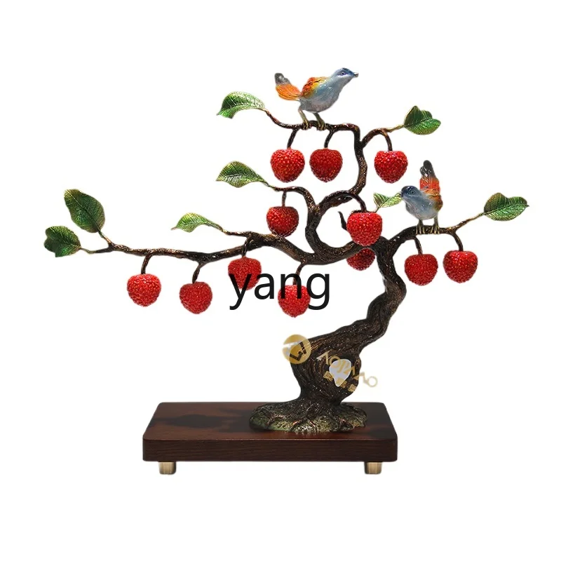 

LTT all-copper lychee ornament high-end decorative gifts housewarming entrance living room decoration
