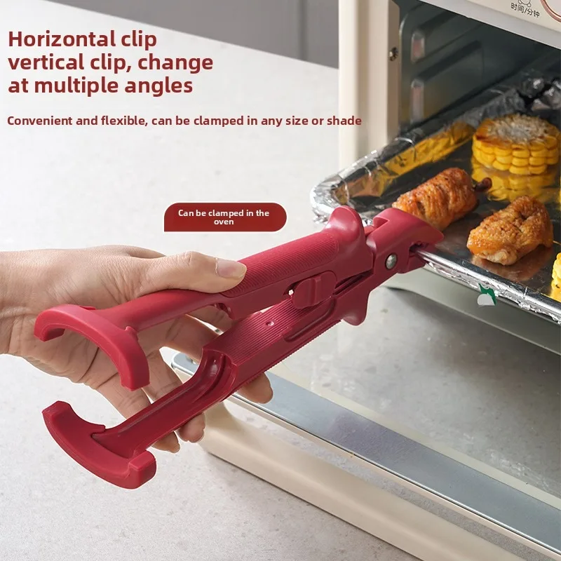 

High Temperature Resistant Suitable for Microwave Ovens and Stovetops2-in-1 Kitchen Accessories Anti-scalding Clip Non-slip and