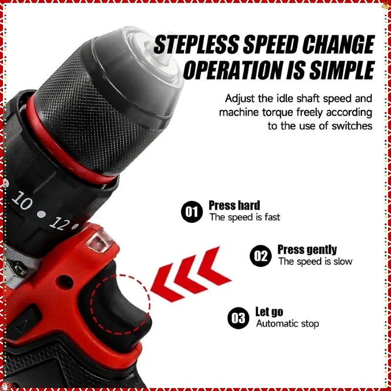 ميلووكي 20 + 3 150N.m مثقاب كهربائي لاسلكي بدون فرش عزم دوران مثقاب صغير مطرقة أدوات كهربائية متعددة الوظائف #2