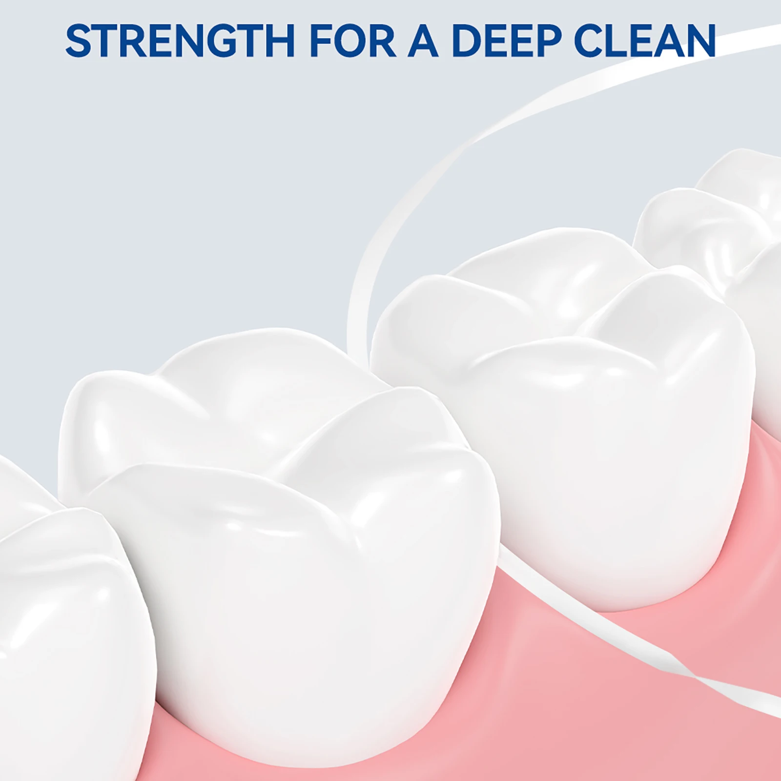 Super cerf 50 M/rouleau PTFE fil dentaire saveur de menthe dentaire nettoyage des dents fil lisse sûr hygiène des gencives buccales soins nettoyage des dents