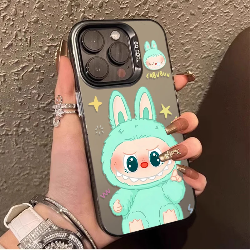 Mint Color Labubu Case for Xiaomi POCO X6 X5 X3 NFC F3 F4 GT F5 F6 M6 Pro 4G M5S C65 Mi 13T 12T 14 13 12 11 Lite 5G NE Cover