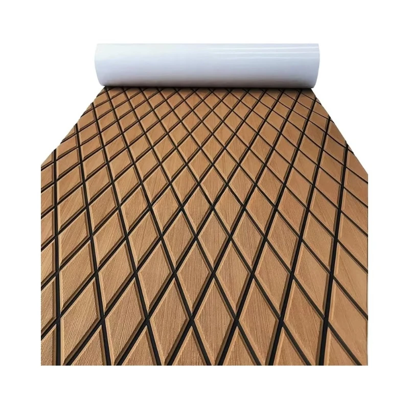 

Wholesale 6MM 3m Adhesive Custom Boat Accessories EVA Yacht Kayak Motorboat Non-skid Deck Surfboard Mat