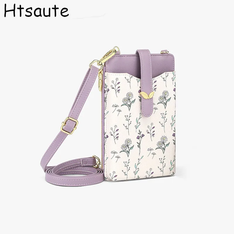 

Phone Holder Women Printed Bag High Quality PU Leather Ladies Mini Handbags Women Shoulder Bag Small Crossbody Bags bolsos mujer